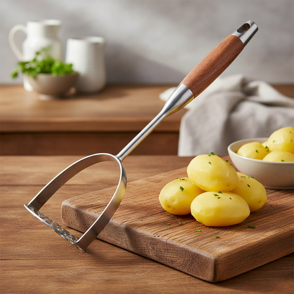Rosewood Garlic Press