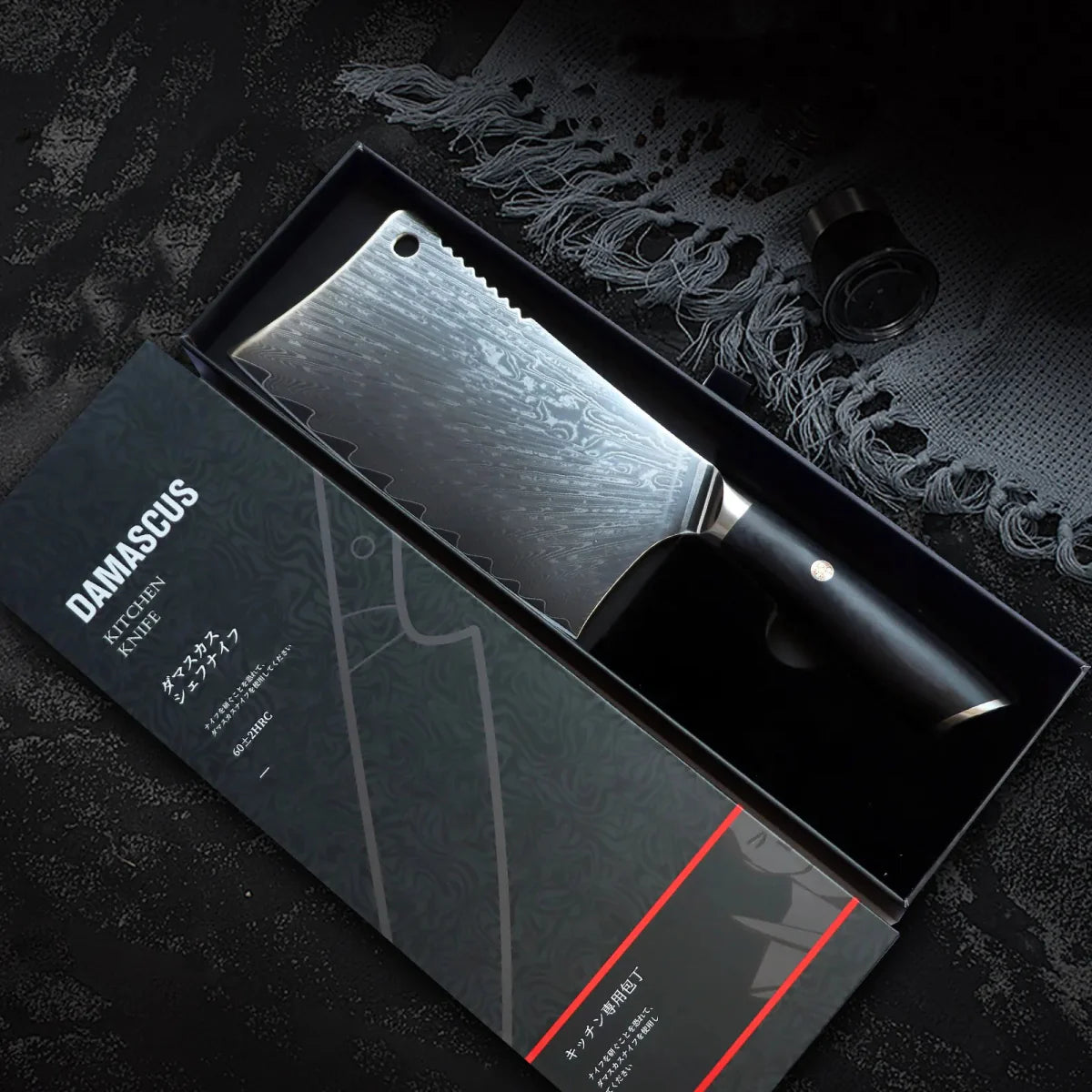 3-Piece Damascus Kitchen knife set