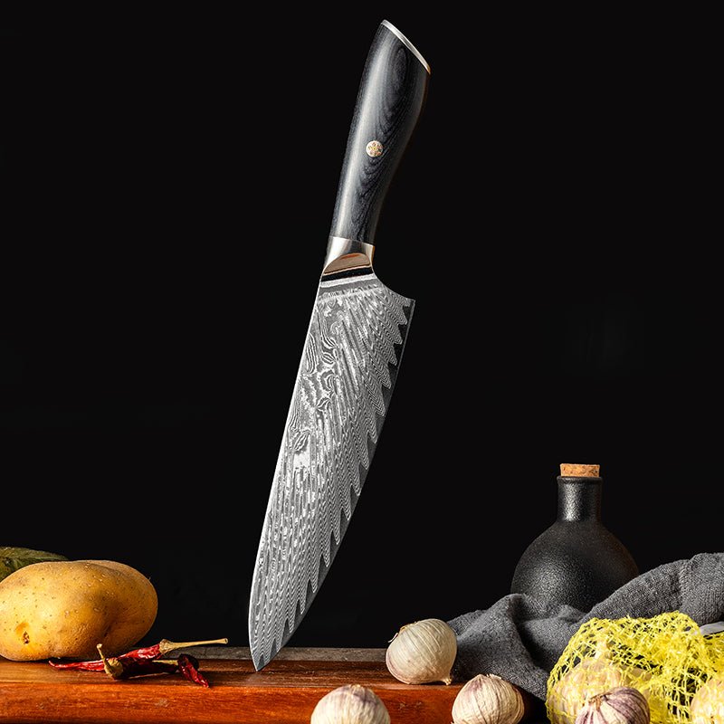 8 Inch Japanese Damascus Chef Knife