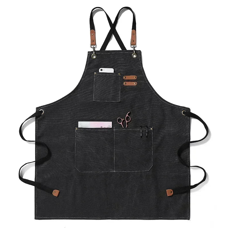 Hector Canvas Kitchen Apron – Comfort Durability Style