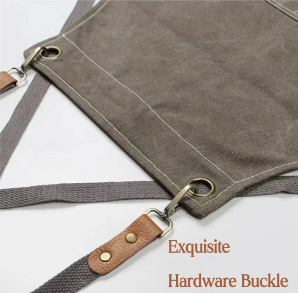 Hector Canvas Kitchen Apron – Comfort Durability Style