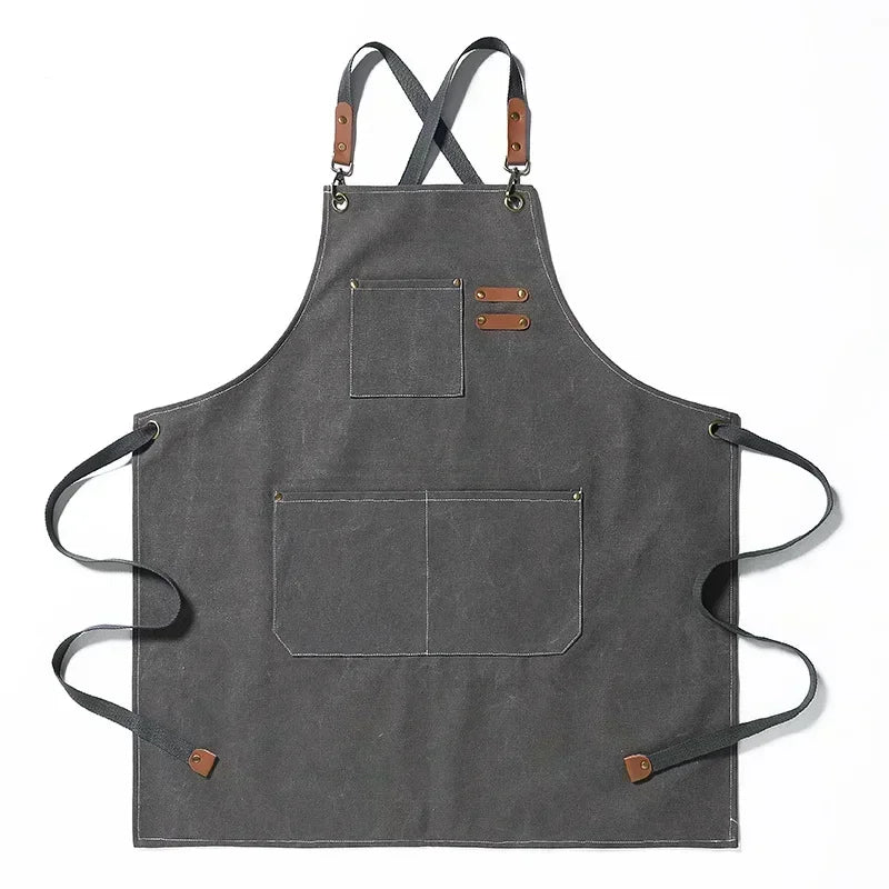 Hector Canvas Kitchen Apron – Comfort Durability Style