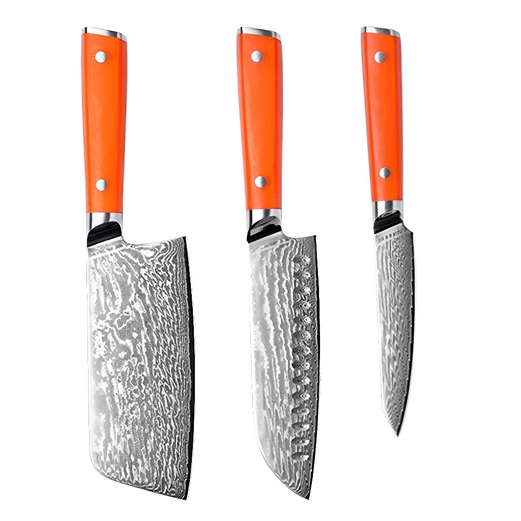 Japanese Damascus Kitchen Knife