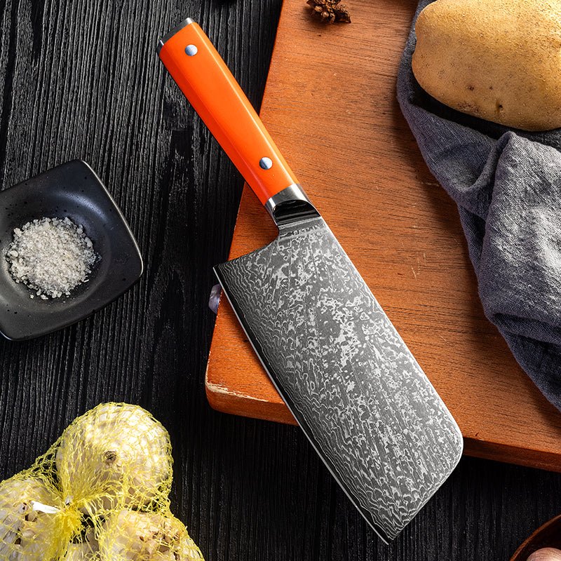 Japanese Damascus Kitchen Knife