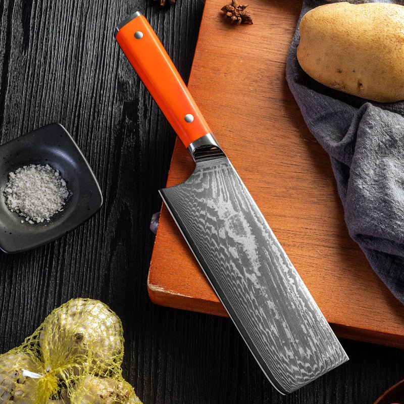 Japanese Damascus Kitchen Knife