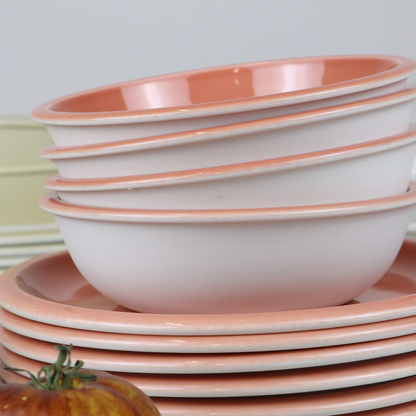 Terre Cuite 12-piece dinnerware collection by Jars Cantine