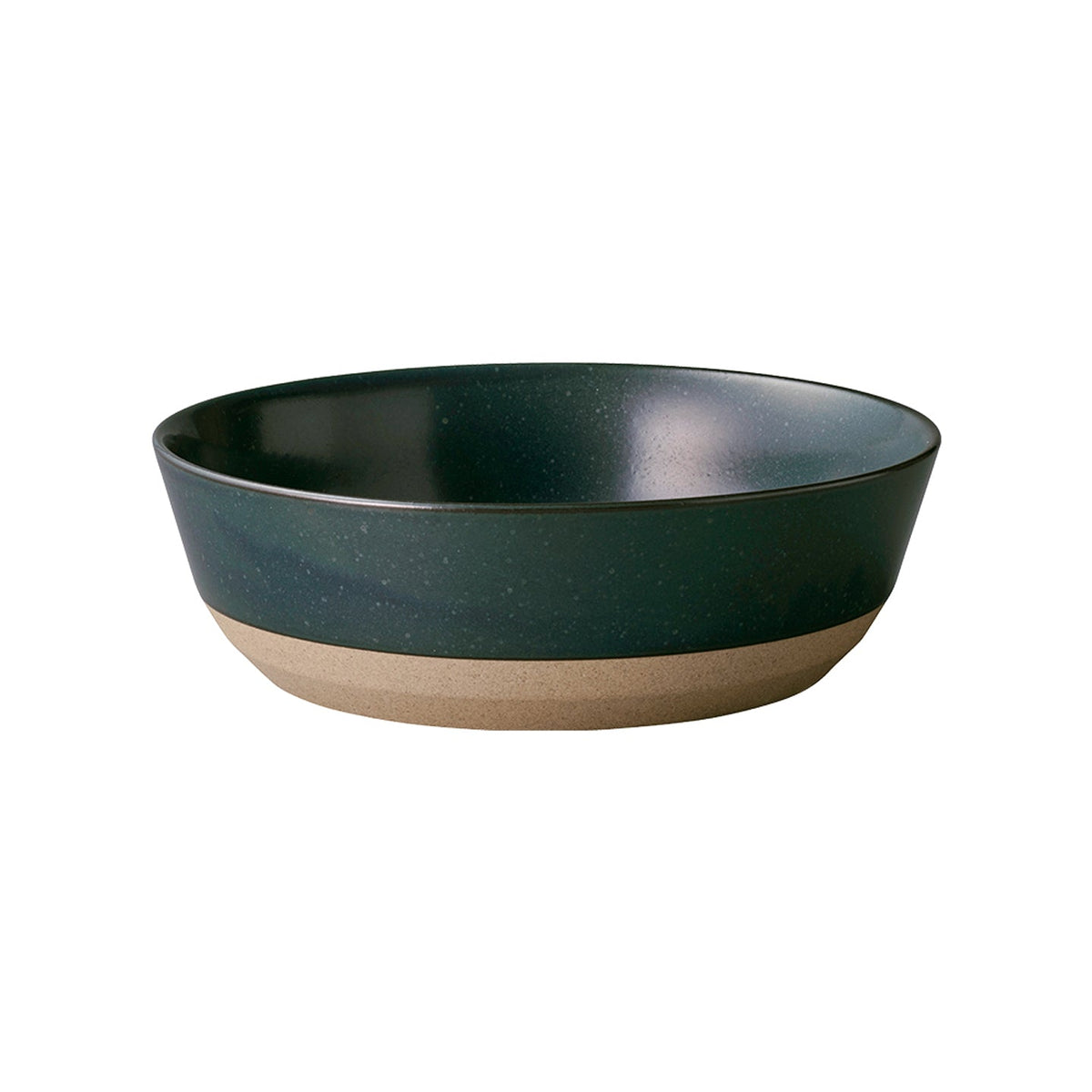 Kinto black matte ceramic lab bowl for storage