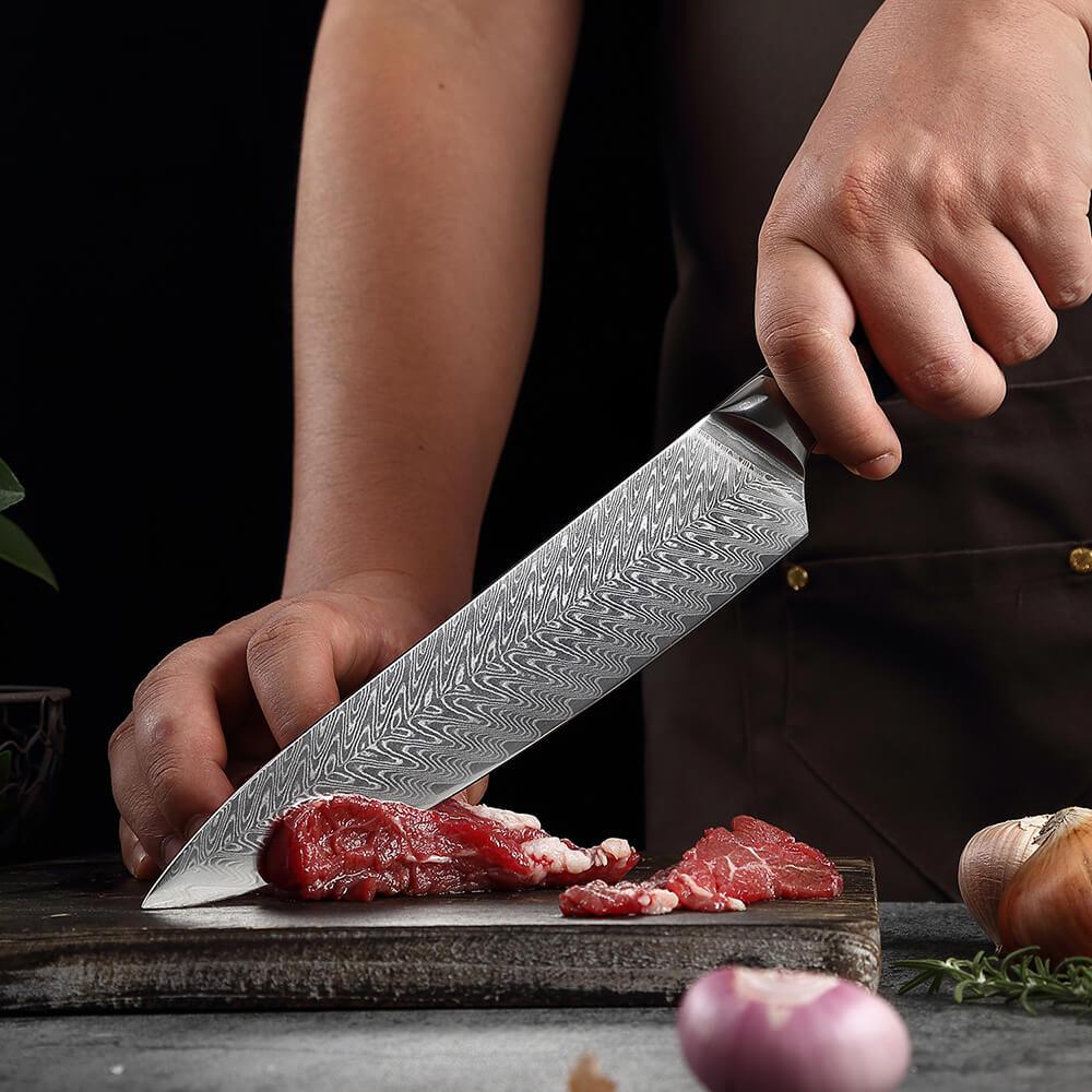4-Piece Damascus Japanese Knife Set