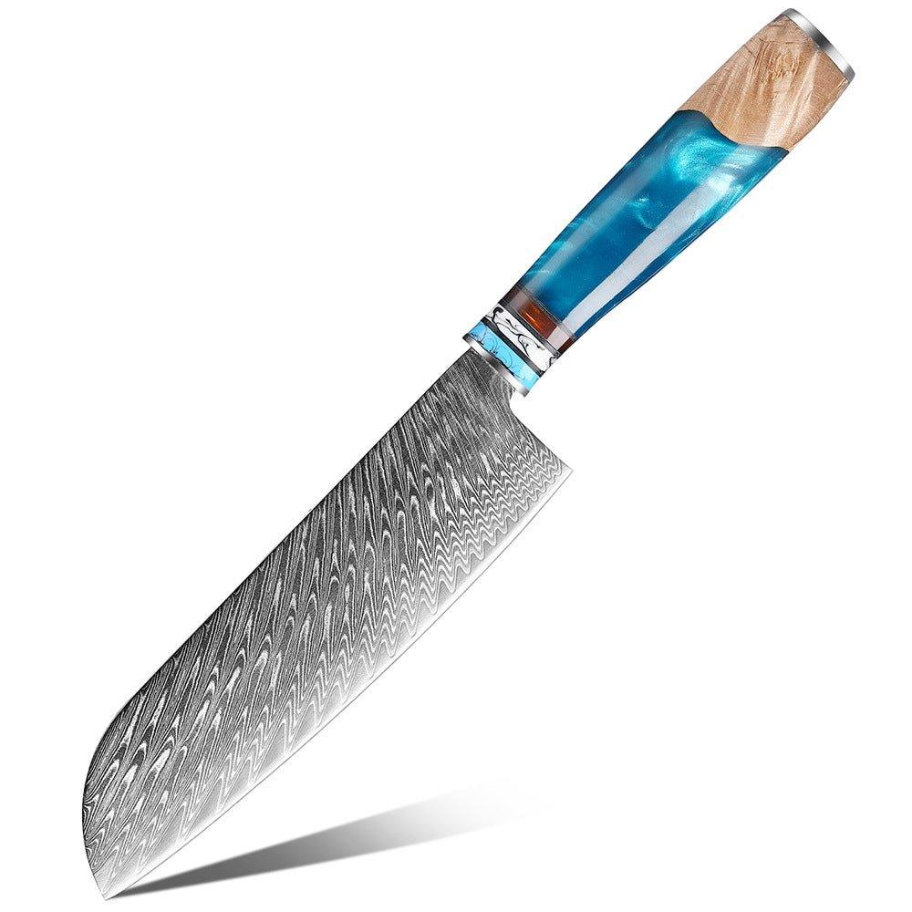4 Piece Damascus Steel Kitchen Knives Set