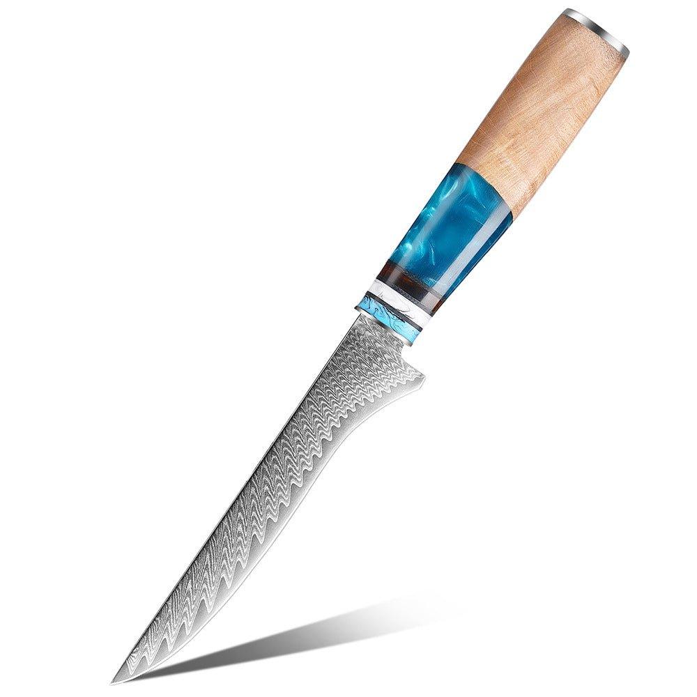 4 Piece Damascus Steel Kitchen Knives Set