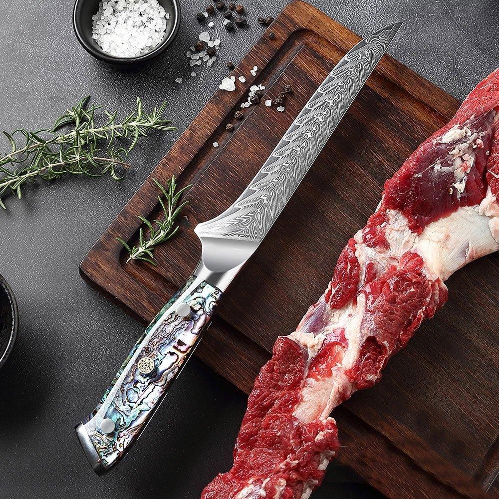 Japanese Damascus Boning Knife