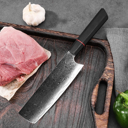 4-Piece Damascus Steel Kitchen Knife Set