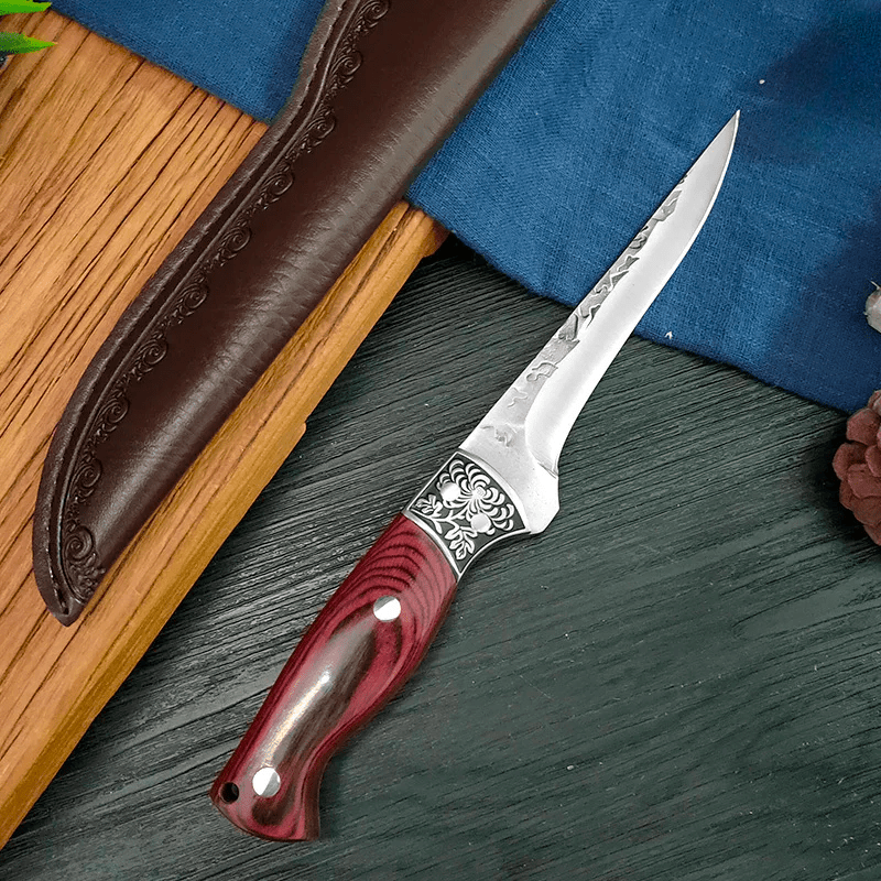 High-quality Boning Knives - Stainless Steel blade and Rosewood Handle