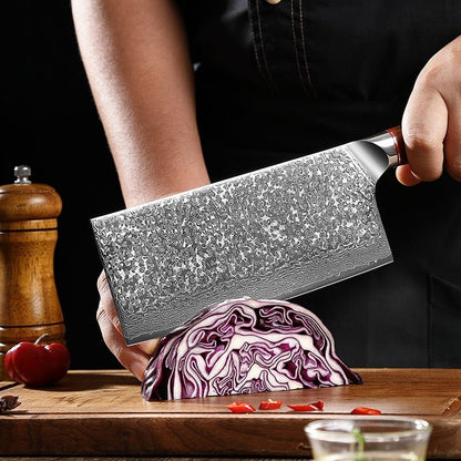 7-Piece Damascus Chef Knife Set