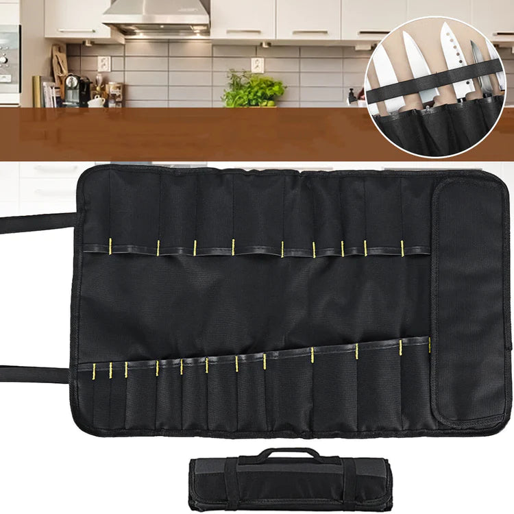 Portable Roll-Up Knife Bag