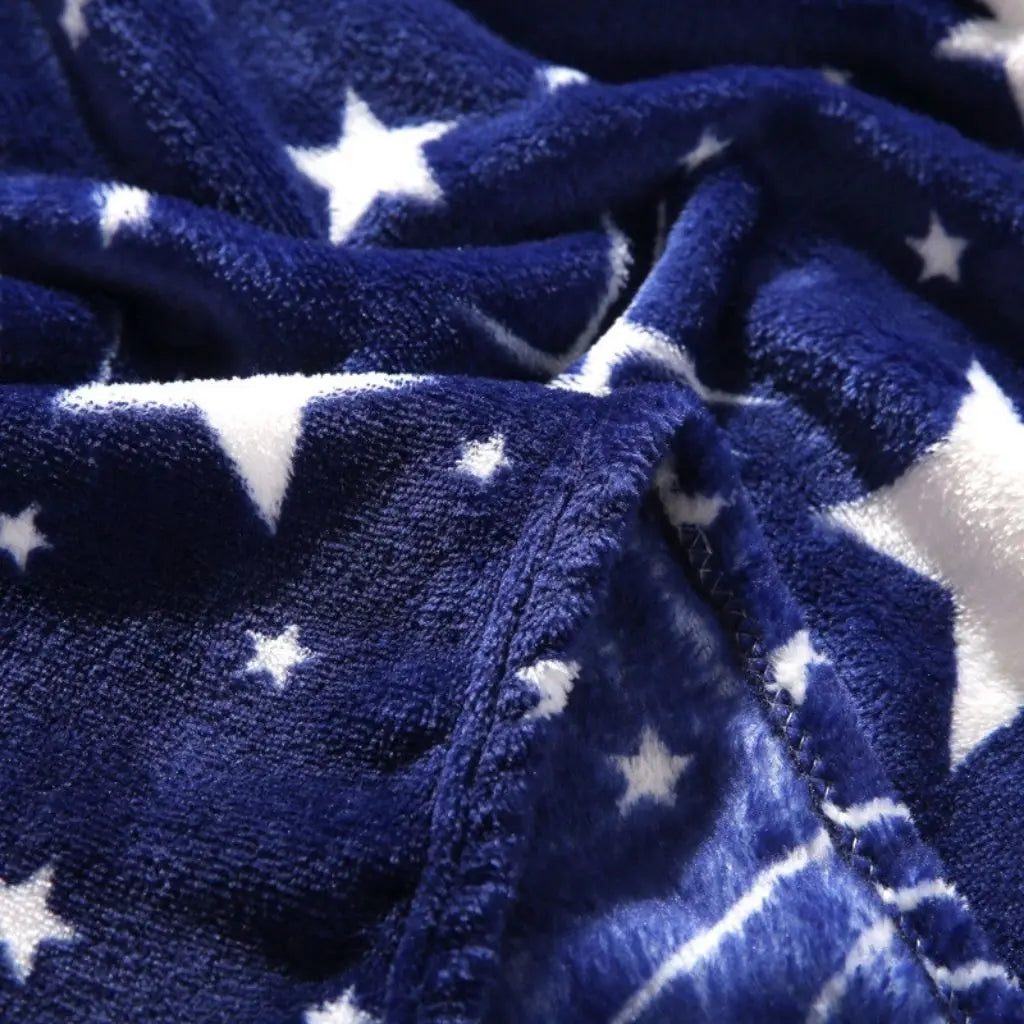 Celeste Starry Flannel Blanket