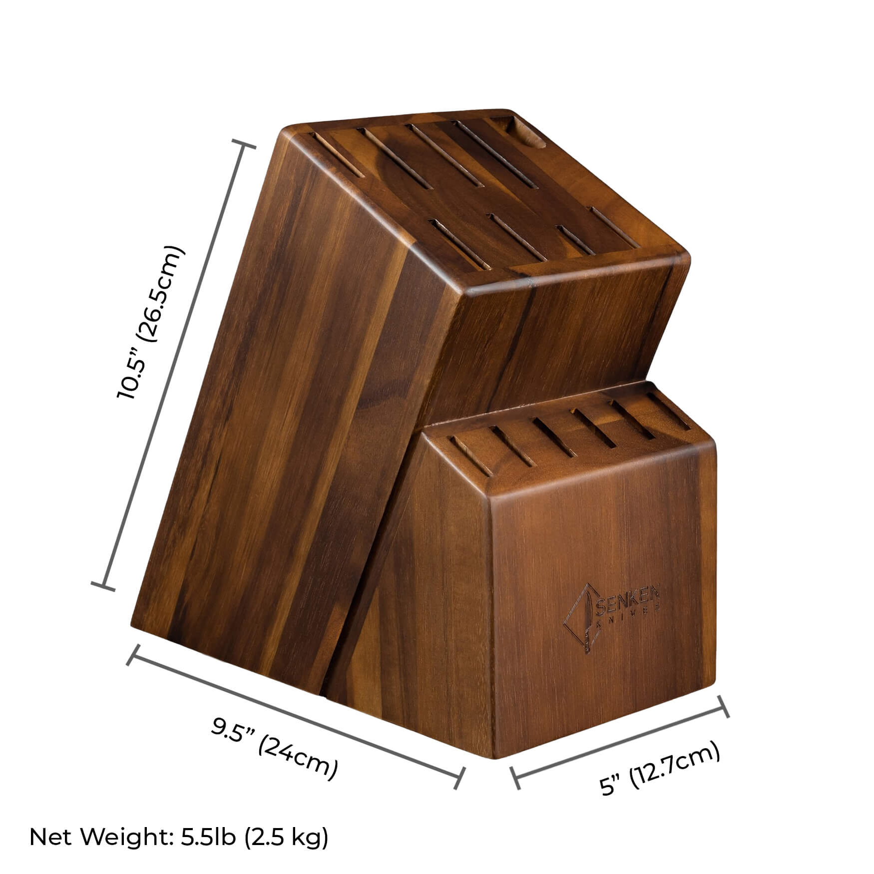 "Cerulean" 16-Piece Japanese Knife Block Set