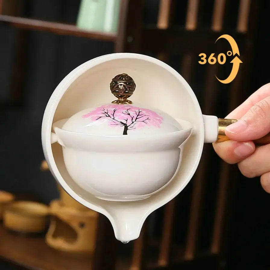 Cherry Blossom - Rotating Infuser Teapot