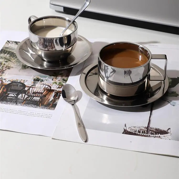 Clarke Steel Coffee Set