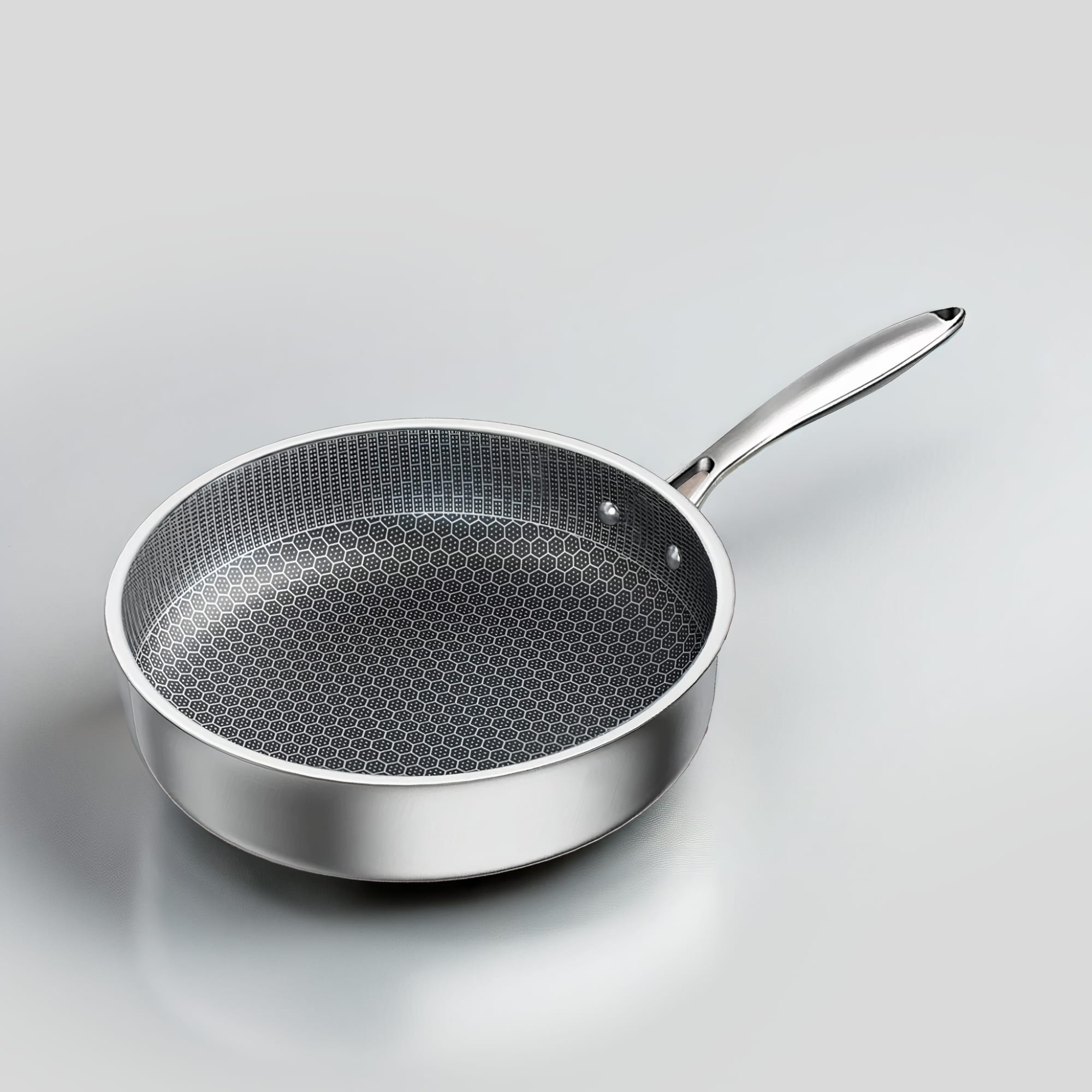 Stainless Steel Honeycomb Non-Stick Frying Pan