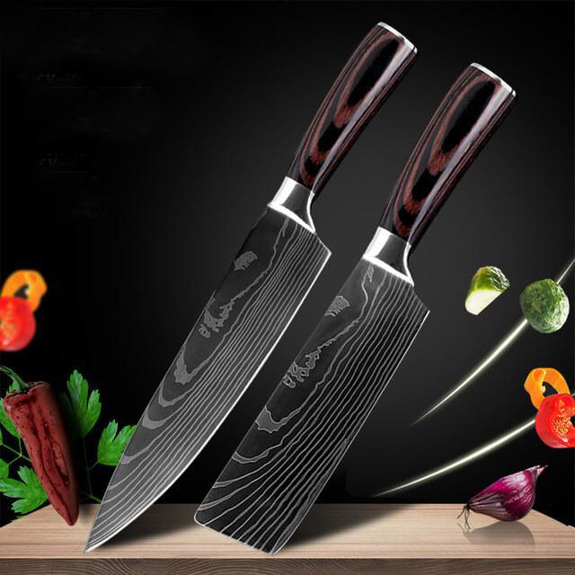Kitchen Knife Set, Japanese Chef Knives