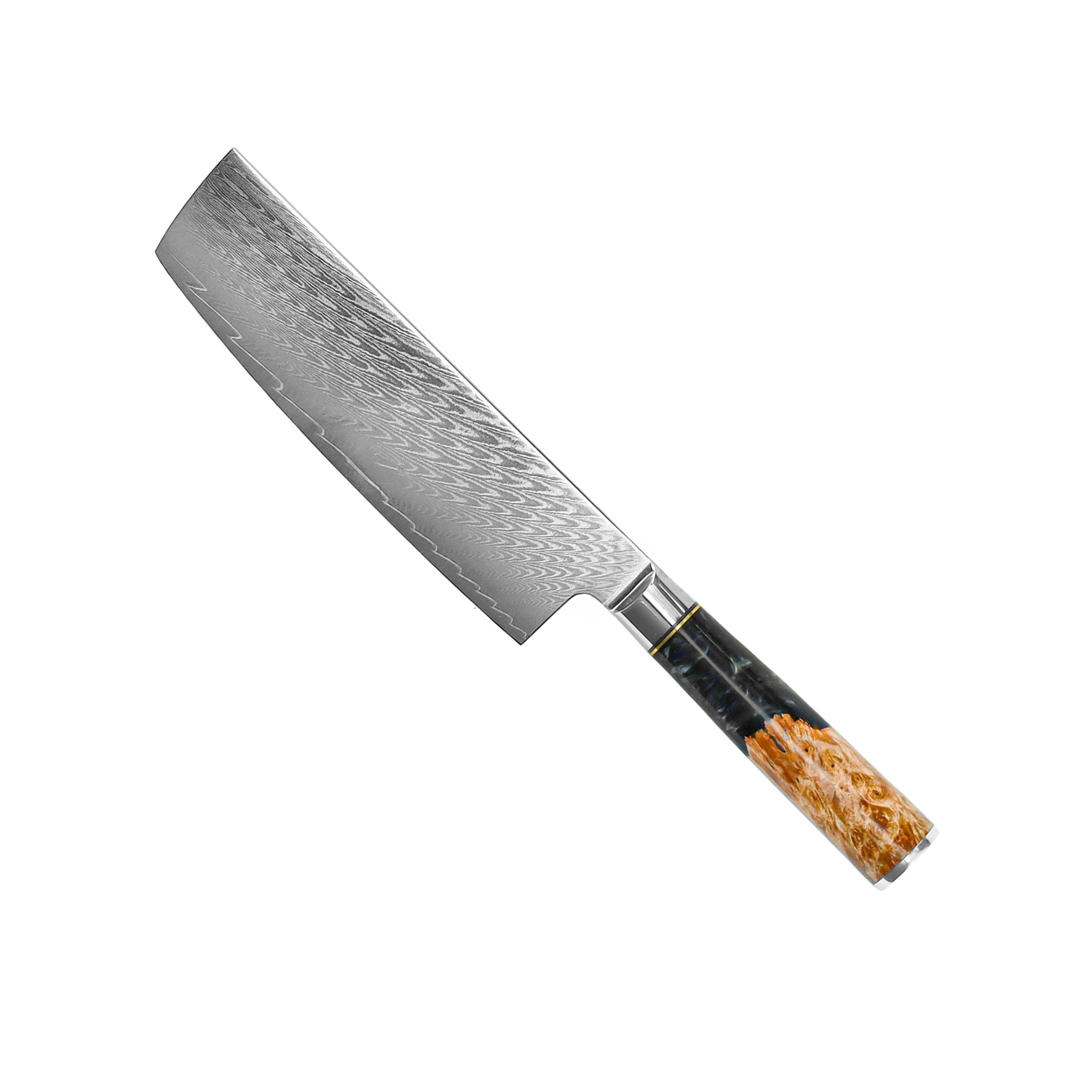 Epoxy Onyx 6-Piece Damascus Knife Set