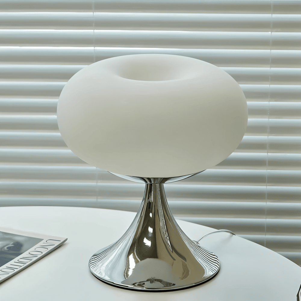 Apple LED Lamp – Curvy Macaron Glass Table Lamp