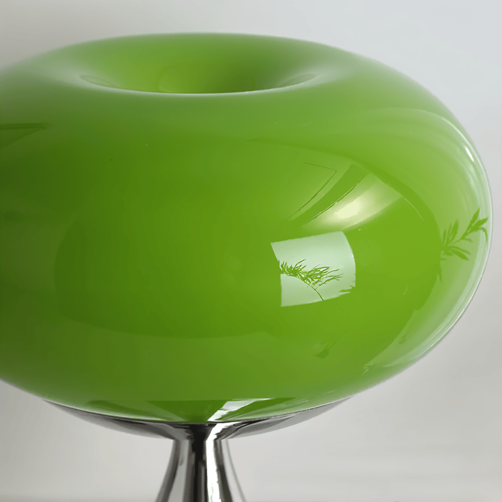 Apple LED Lamp – Curvy Macaron Glass Table Lamp