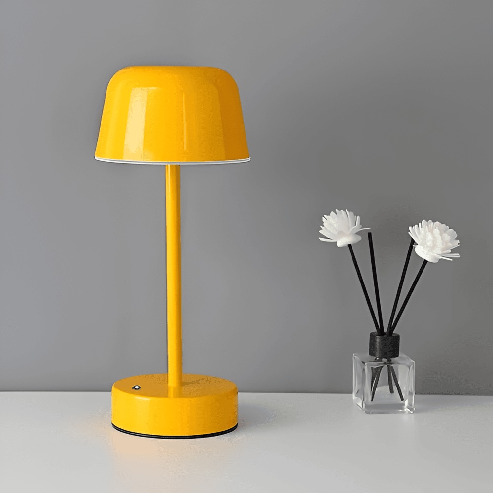 Colorful Retro LED Table Lamp – Wireless, USB Rechargeable