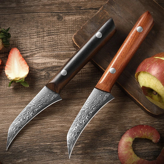 Hector Bird-Beak Paring Knife – 3.5” Damascus Stainless Steel