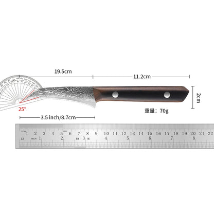 Hector Bird-Beak Paring Knife – 3.5” Damascus Stainless Steel