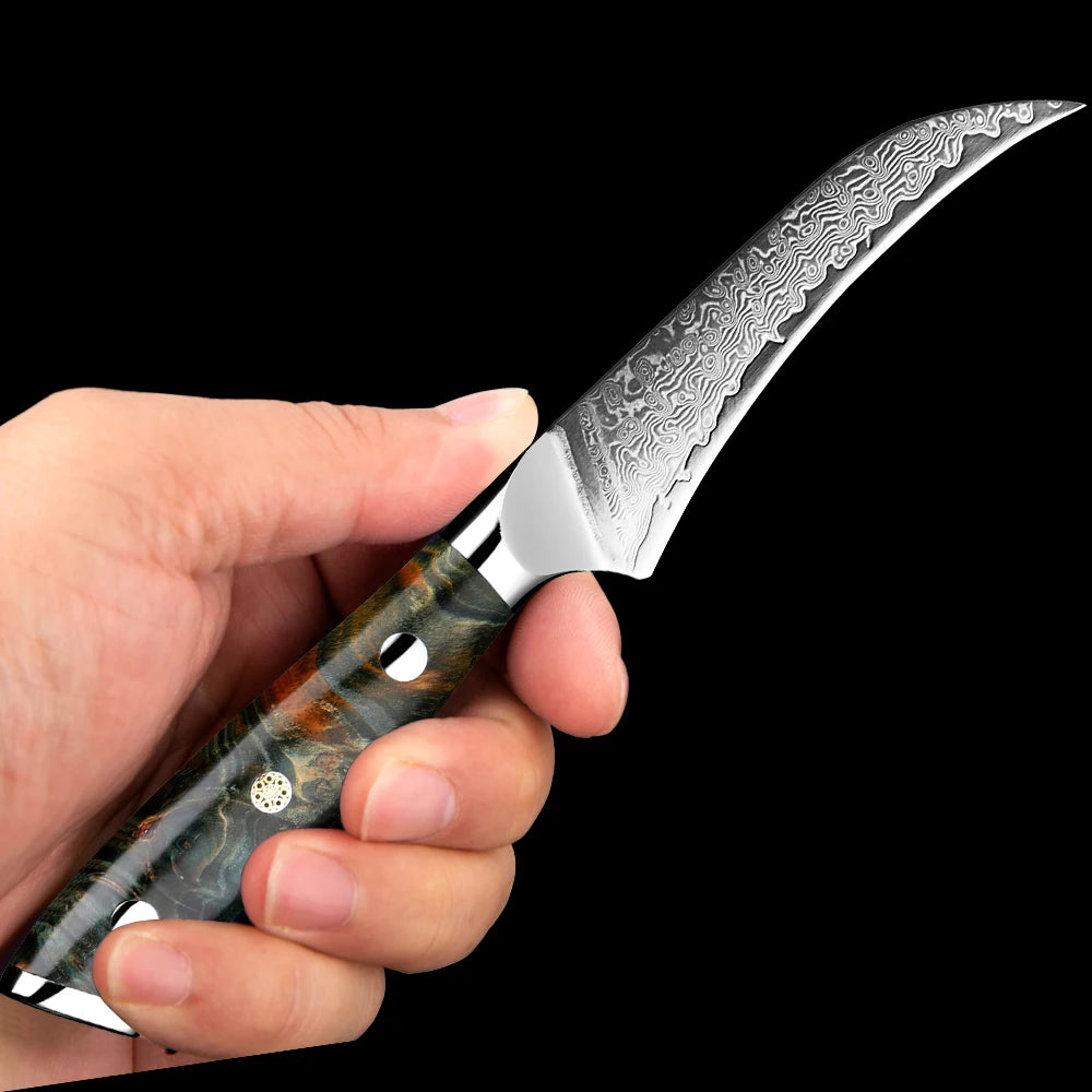Hector 3.5” Damascus VG10 Paring Knife – Precision in the Palm of Your Hand