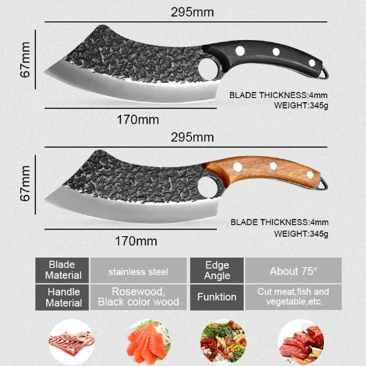 Hakui Chef Cleaver Knife