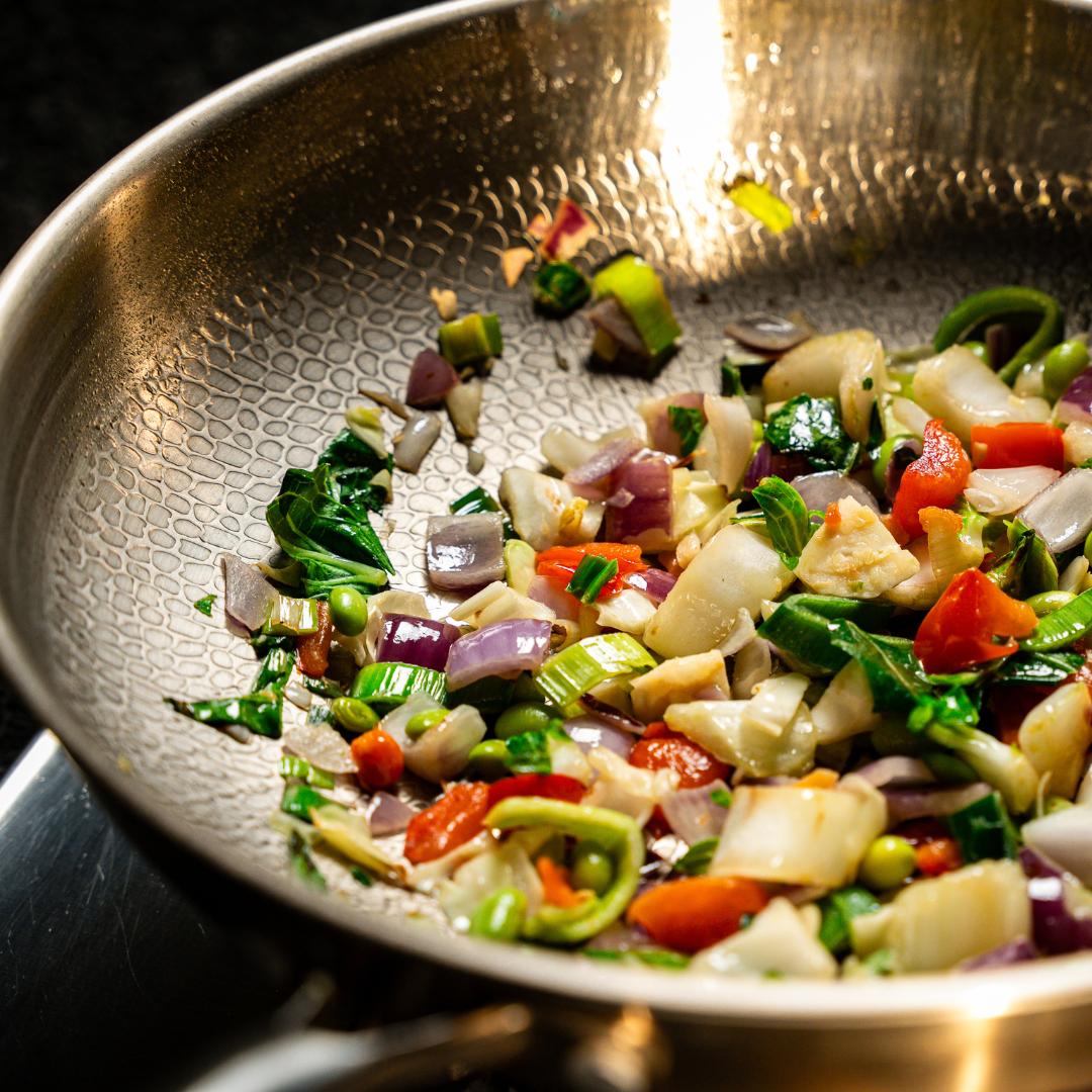 Hammered Wok Pan – Non-Stick, Durable & Toxin-Free