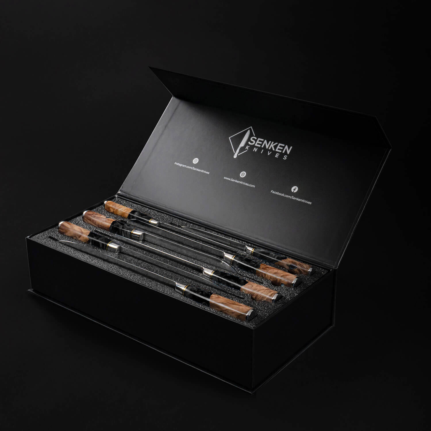 "Tsunami" Collection - Japanese VG10 Damascus Steel Knife Set