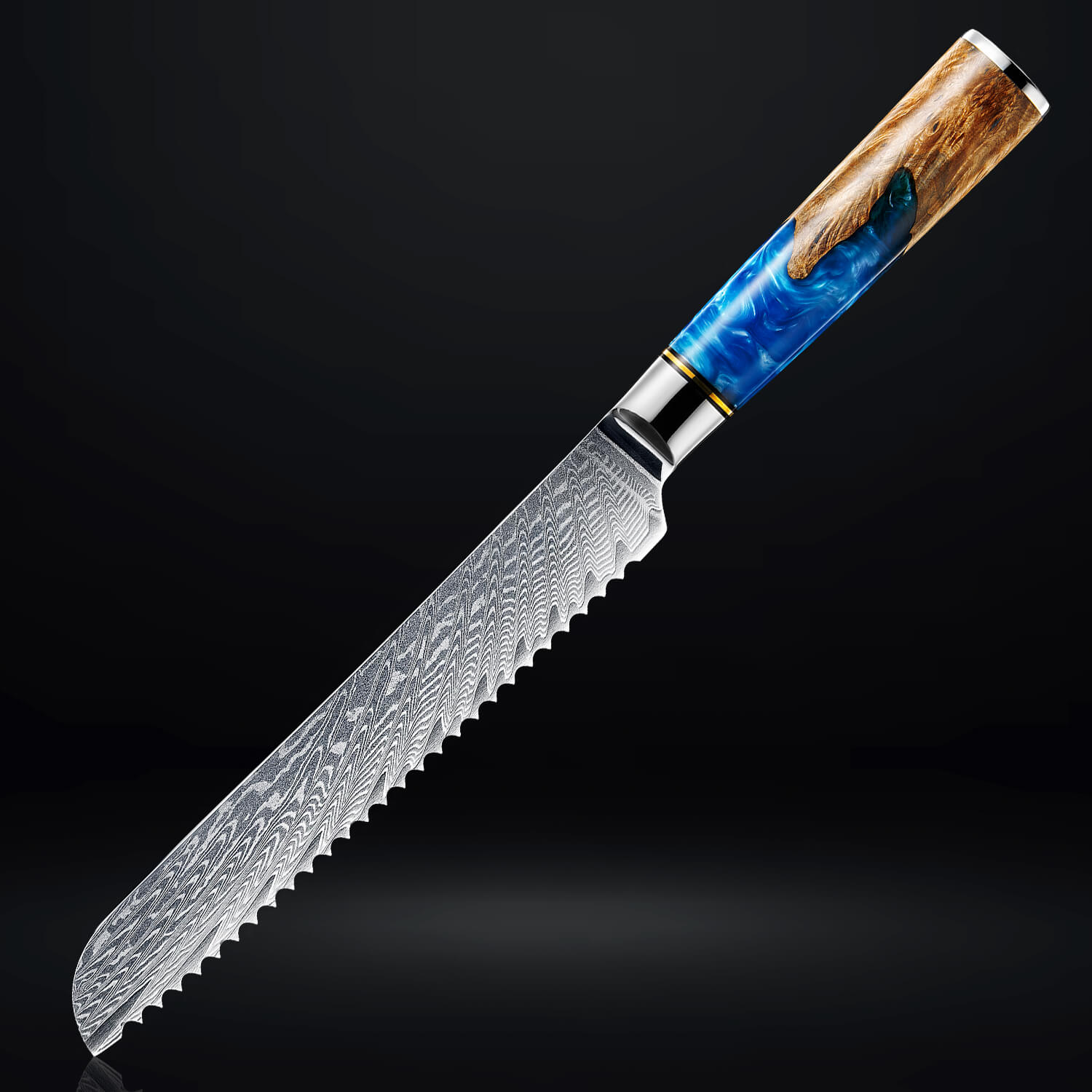 "Tsunami" Collection - Japanese VG10 Damascus Steel Knife Set