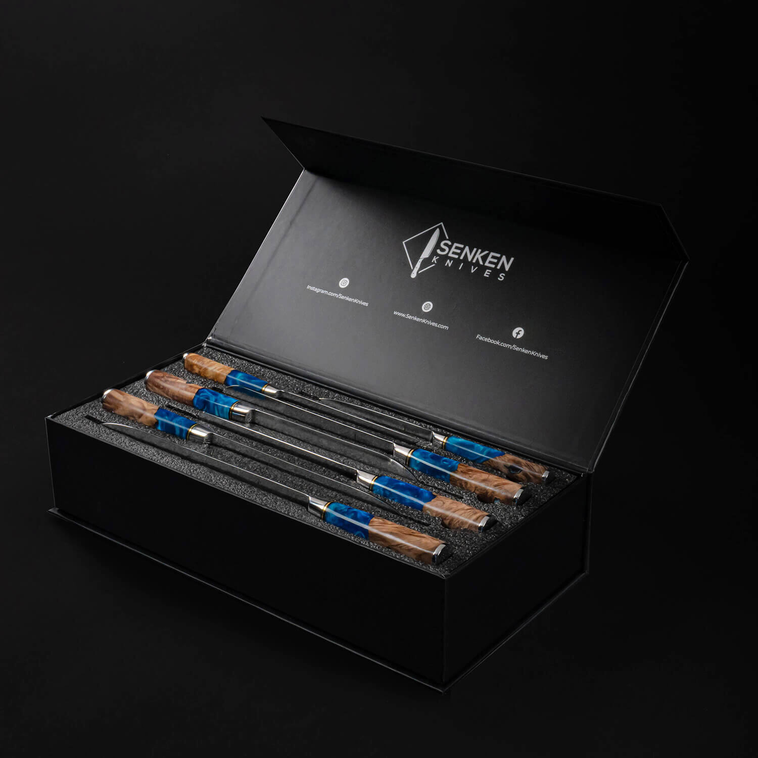 "Tsunami" Collection - Japanese VG10 Damascus Steel Knife Set