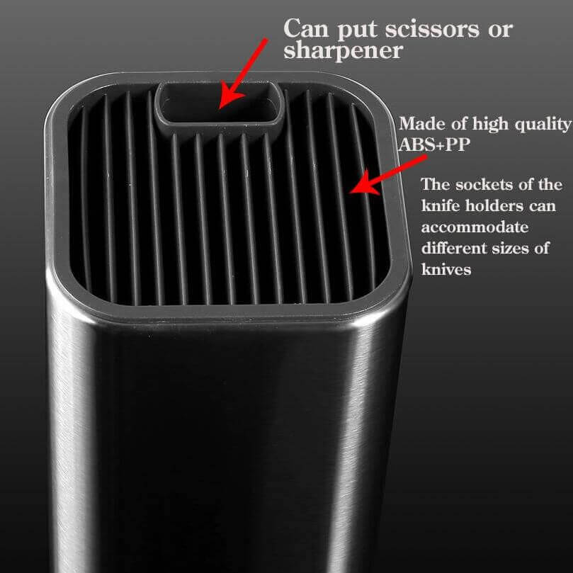 Universal Stainless Steel Knife Block