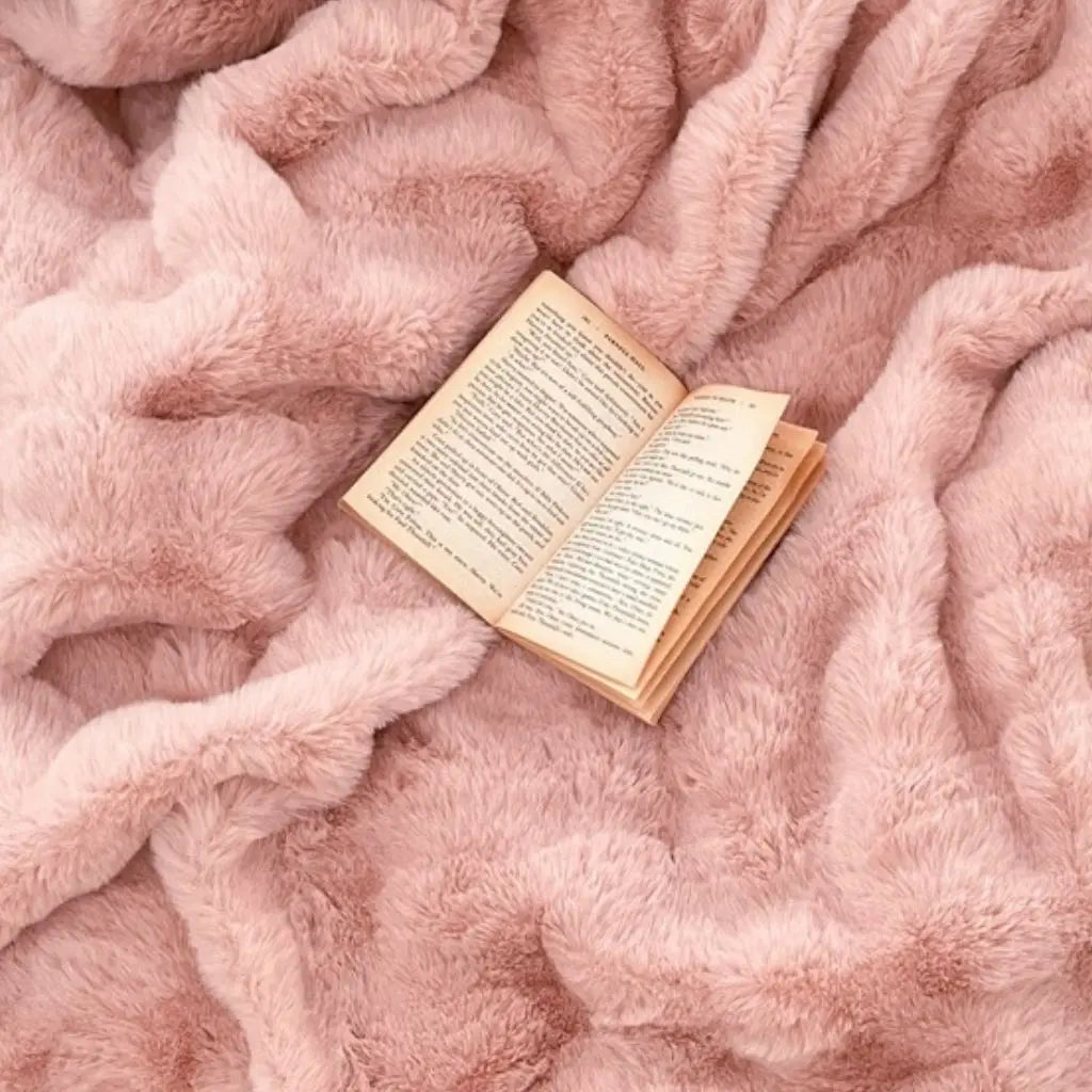 Dehaired Angora Velvet Blanket