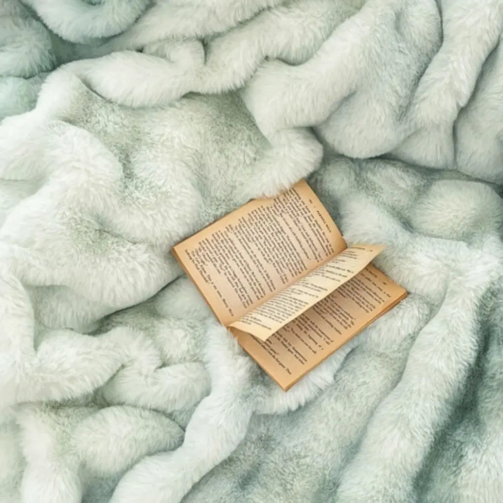 Dehaired Angora Velvet Blanket