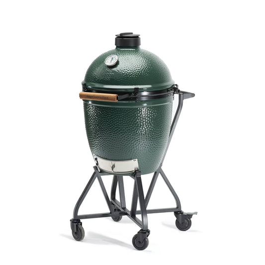 Large Big Green Egg Ceramic Smoker with Integrated Nesting System