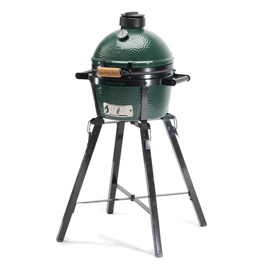 Big Green Egg Mini-Max Portable Ceramic Kamado Grill with Stand