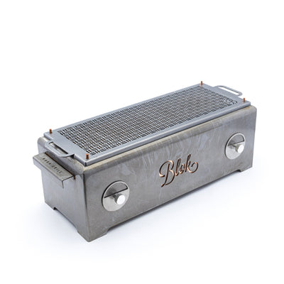 Durable Blok Naka Table Grill with a beautiful Patina finish