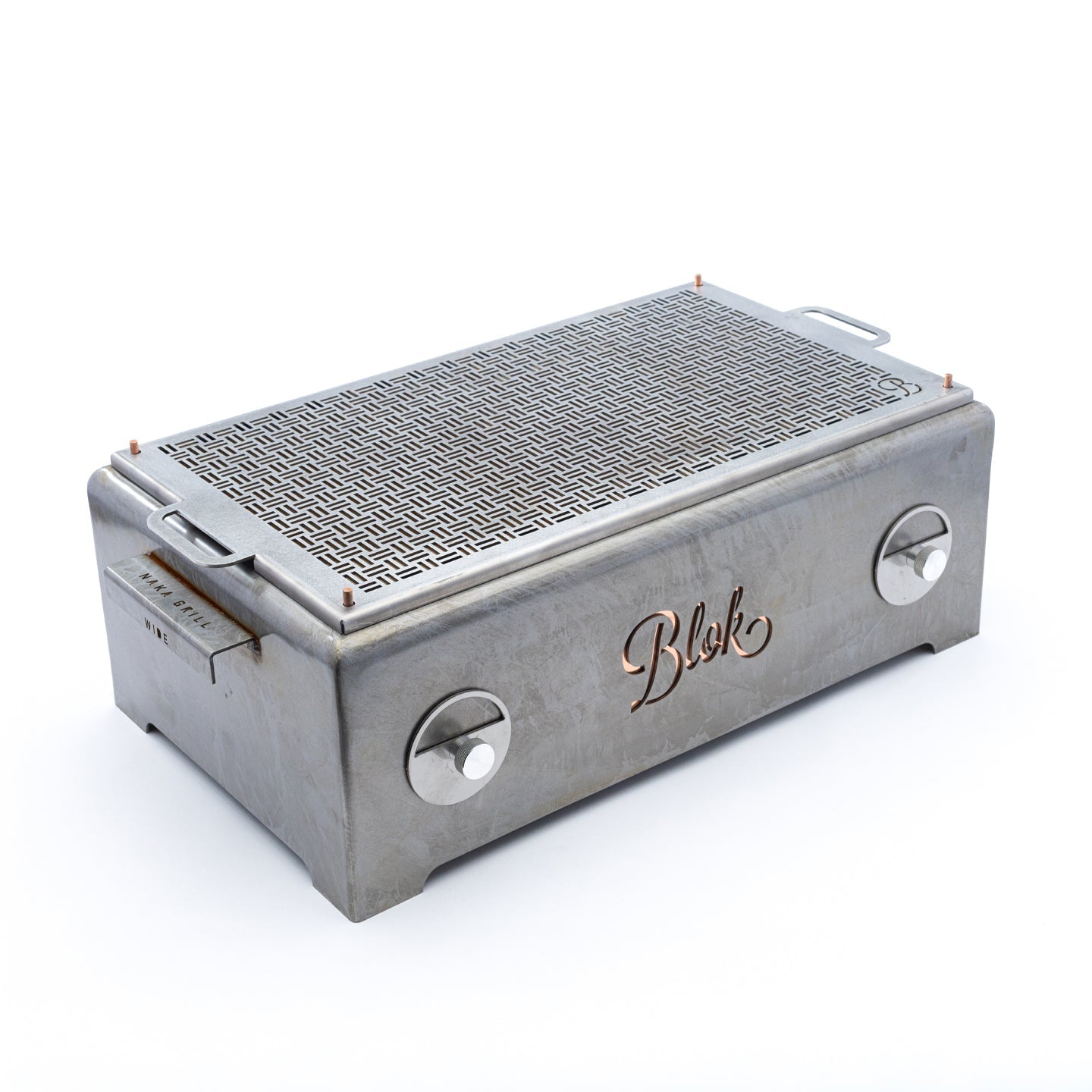 Table Grill with a stylish Patina finish from Blok Naka
