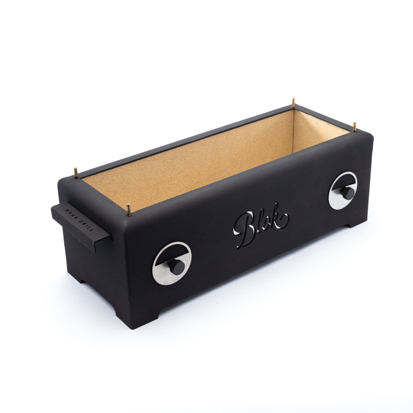 Blok Naka Table Grill and Black Outdoor Kitchen Station