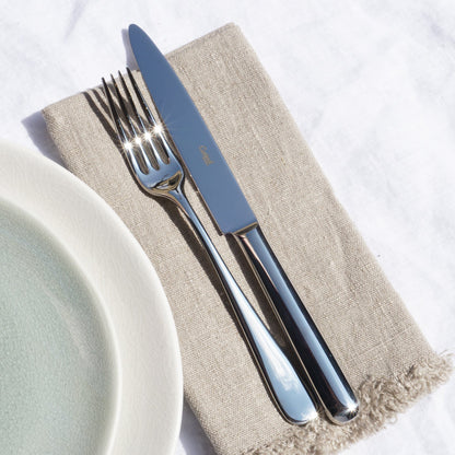 24-piece polished cutlery set by Cutipol Atlantico with elegant flatware designs