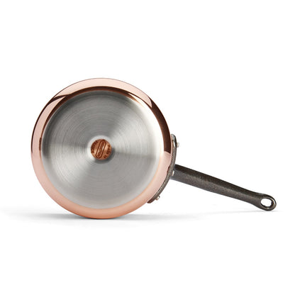 De Buyer Prima Matera CI induction cookware with saucepan and lid