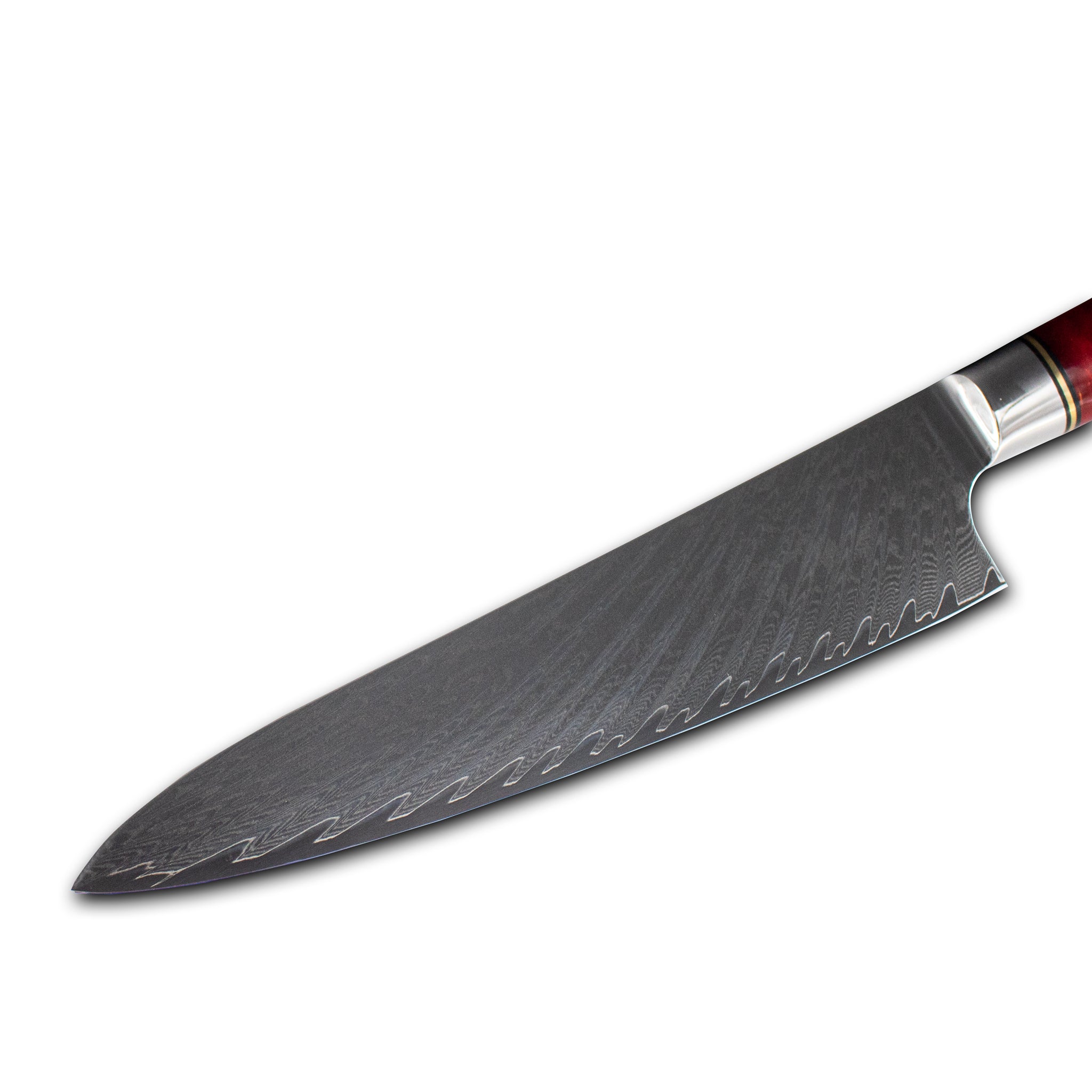 Epoxy Ruby - Damascus Chef's Knife 20 cm