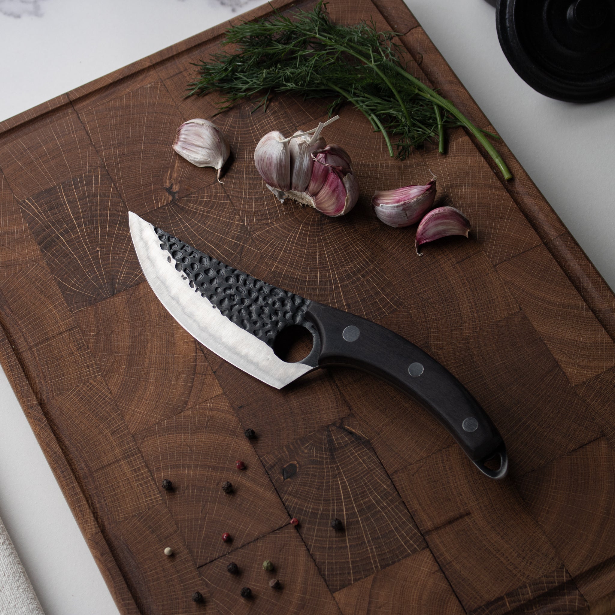 Universal Chef's Knife with Holster - Black