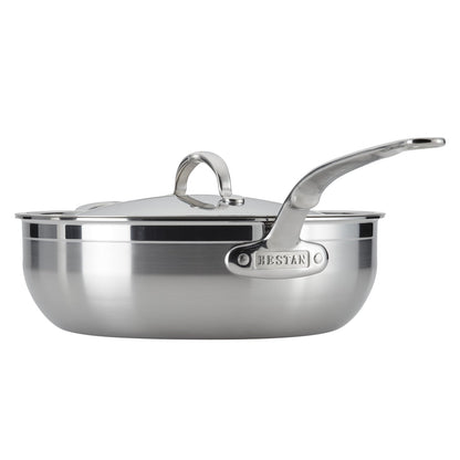 Hestan ProBond Essential Non-Stick Frying Pan with Glass Lid, Ideal for High-Performance Cooking
